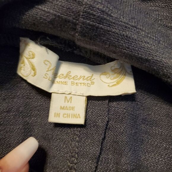 Weekend by Suzanne Betro tunic sz med - Picture 4 of 5